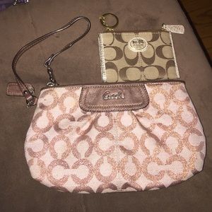 Coach Opt C Large Wristlet.