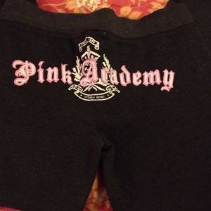 Victoria's Secret's Pink sweat pant capris.