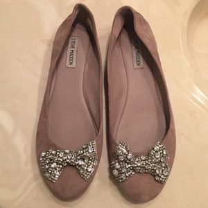 Steve Madden Holiday Bow flat