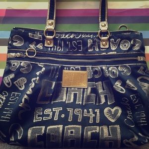 Coach poppy tote GIVE ME YOUR BEST OFFER 💜💜