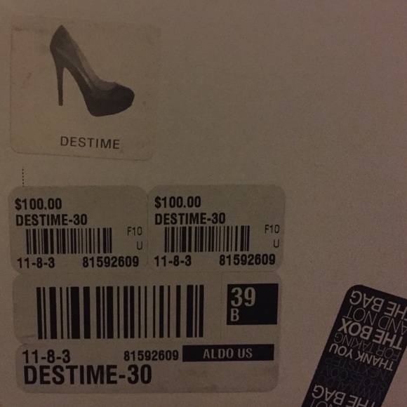 High heel lace print shoes - Picture 4 of 4