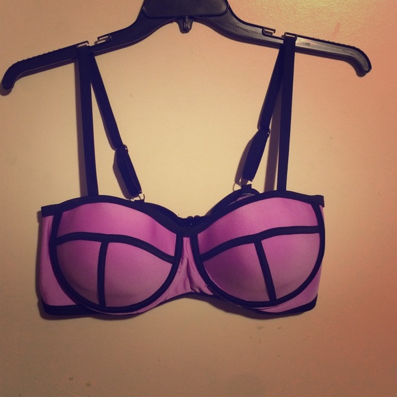 Purple High Waist Swimsuit 👙
