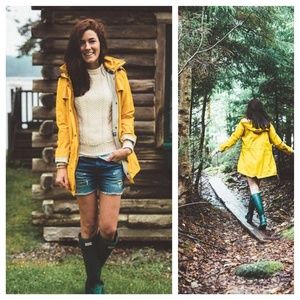 Hurley yellow raincoat