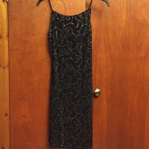 Black Sequins dress