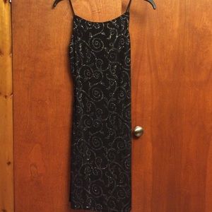 Black Sequins dress
