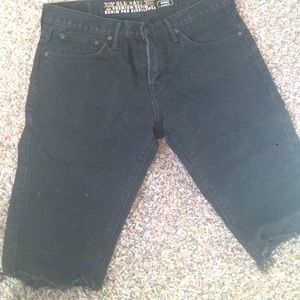 Black cut off jeans