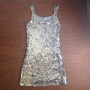 Sequin mini dress!
