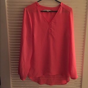 Peach LC Lauren Conrad dress shirt
