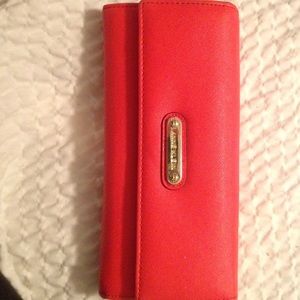 Orange Anne Klein wallet