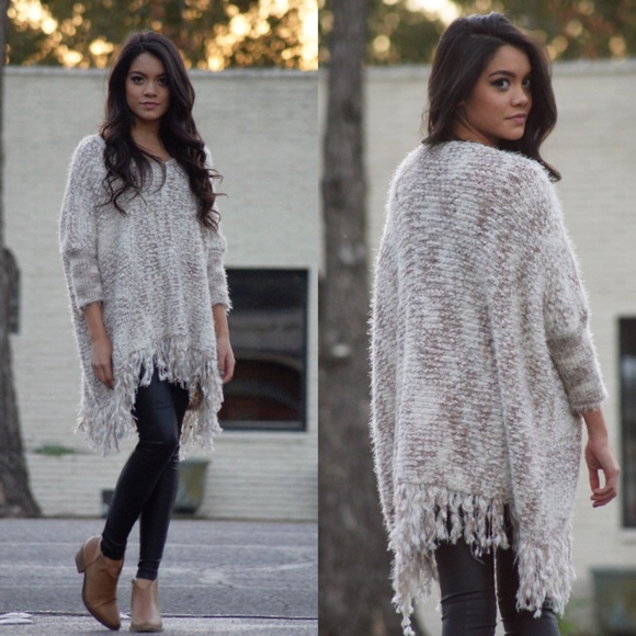 SOLD OUT! • HOST PICK • Jennifer Fringe Sweater