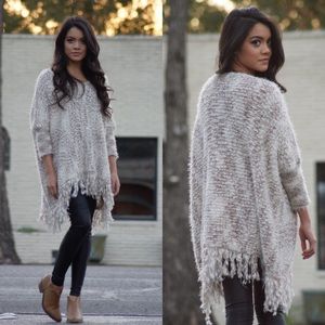SOLD OUT! • HOST PICK • Jennifer Fringe Sweater