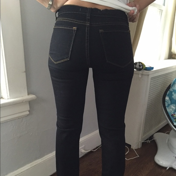 J brand black Sz 27 straight leg jeans - Picture 2 of 4