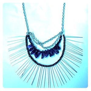 NWOT Necklace with amethyst beads
