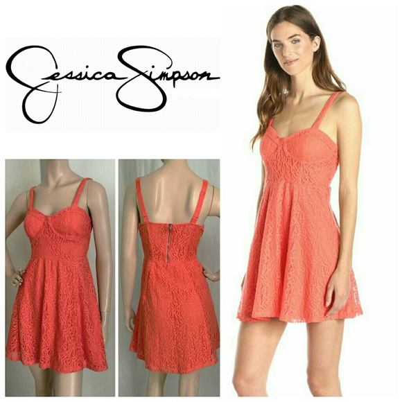 Jessica Simpson Lace Bustier Dress
