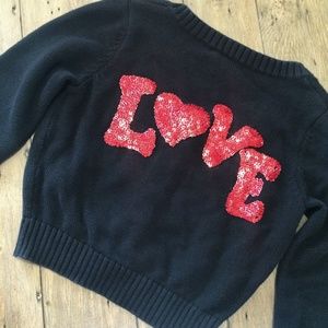 ❤️ Betsey Johnson Love Sweater ❤️