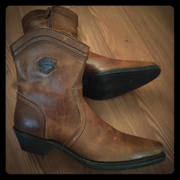 Ladies Harley Davidson Boots 8