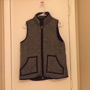 Popular herringbone vest