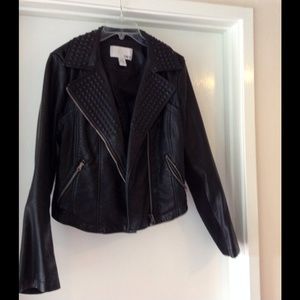 Faux black Leather Jacket