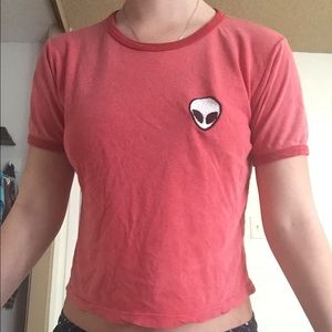 Red alien shirt