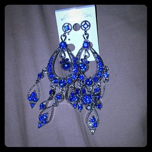Rhinestone earrings