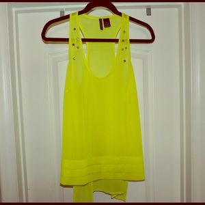 Neon Green Sheer Shirt