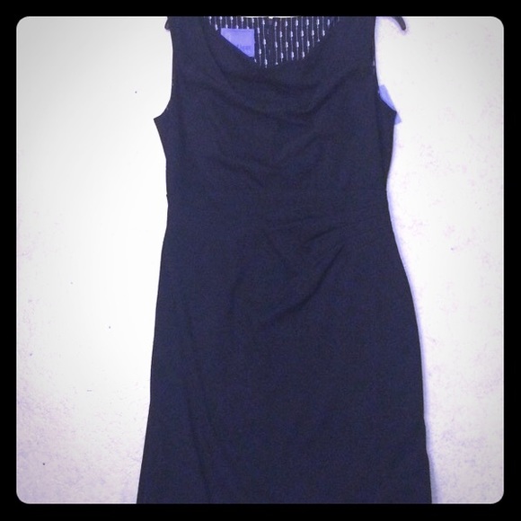 Kay Unger Black Ponte Dress