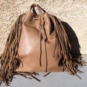 Camel Fringe Deux Lux Backpack