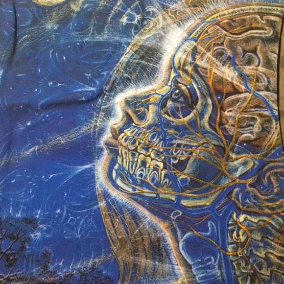 Alex grey imagery printed tee