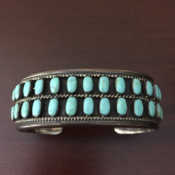 Silpada cuff turquoise bracelet.