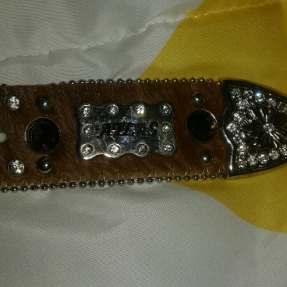 Atlas rhinestone large belt