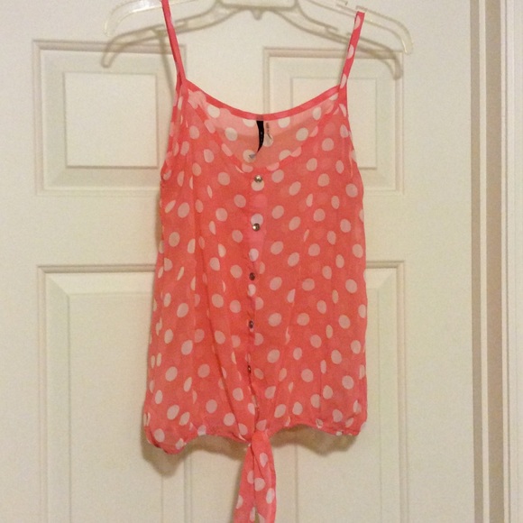 Cute sheer tank top