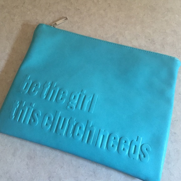 Zara Turquoise Be The Girl This Clutch Needs. - Picture 3 of 5