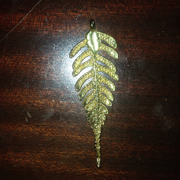 24k gold dipped fern pendants from Hawaii pick 1 - Picture 3 of 4