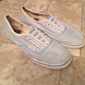 Slip On Light Blue Vans