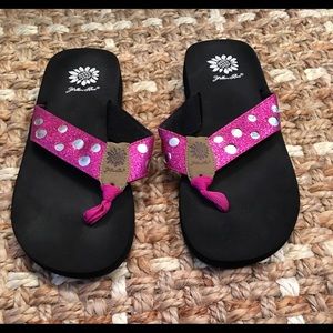 Yellow box Flip Flops