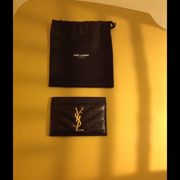 SOLD!   SAINT LAURENT CARD CASE - Picture 2 of 4