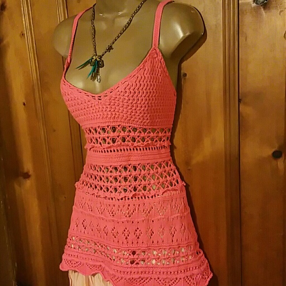 Victoria's Secret crocheted tank top