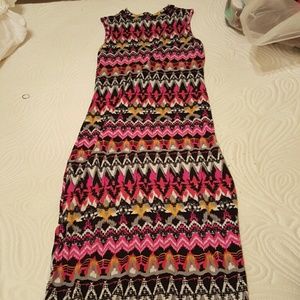 Aztec maxi dress