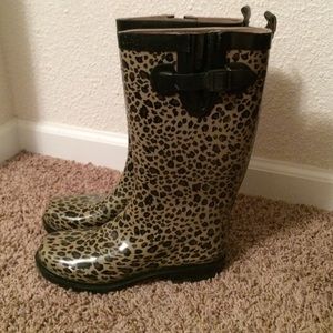 Cheetah Rainboots