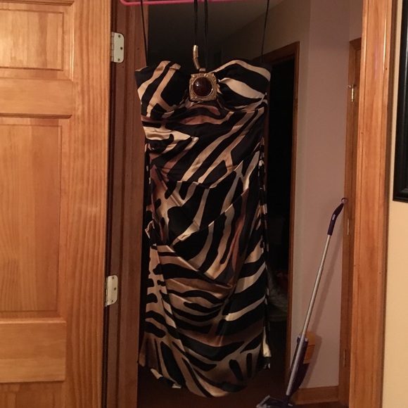 Leopard printed dress