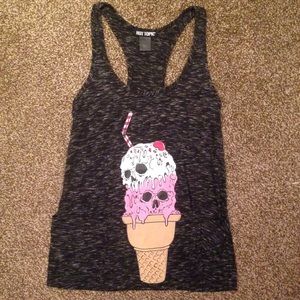 Melting ice cream tank