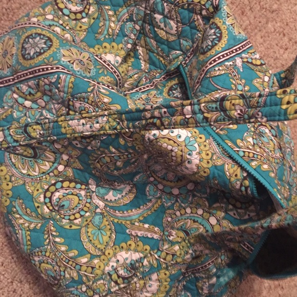Vera Bradley peacock duffel
