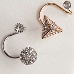 Triangle & Circle Ear Cuffs