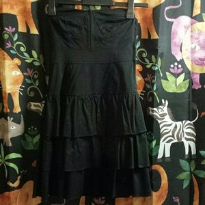 H&m Black Dress skater dress