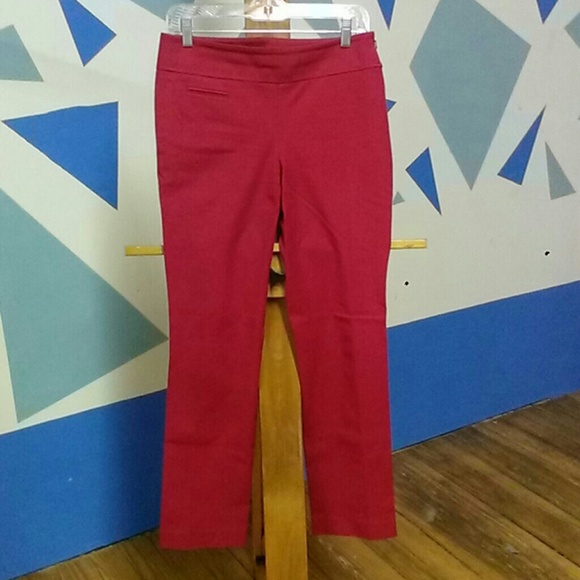 LOFT Red Pants - Picture 1 of 1