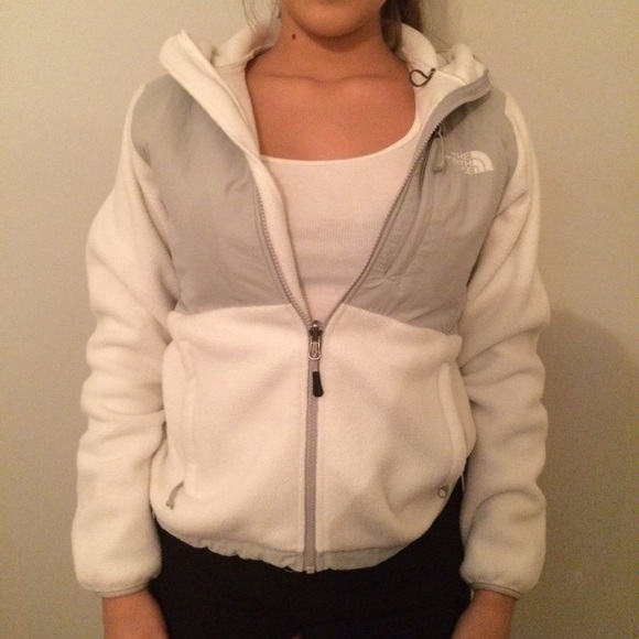 white northface coat