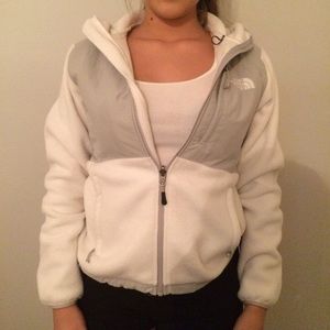 white northface coat