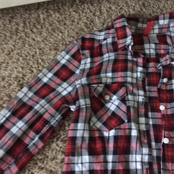 Red plaid shirt
