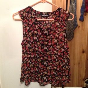 Floral tank top