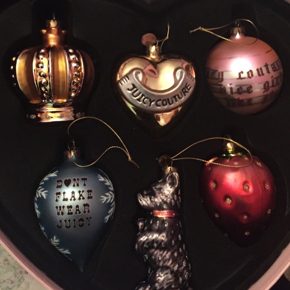 Juicy couture ornament set